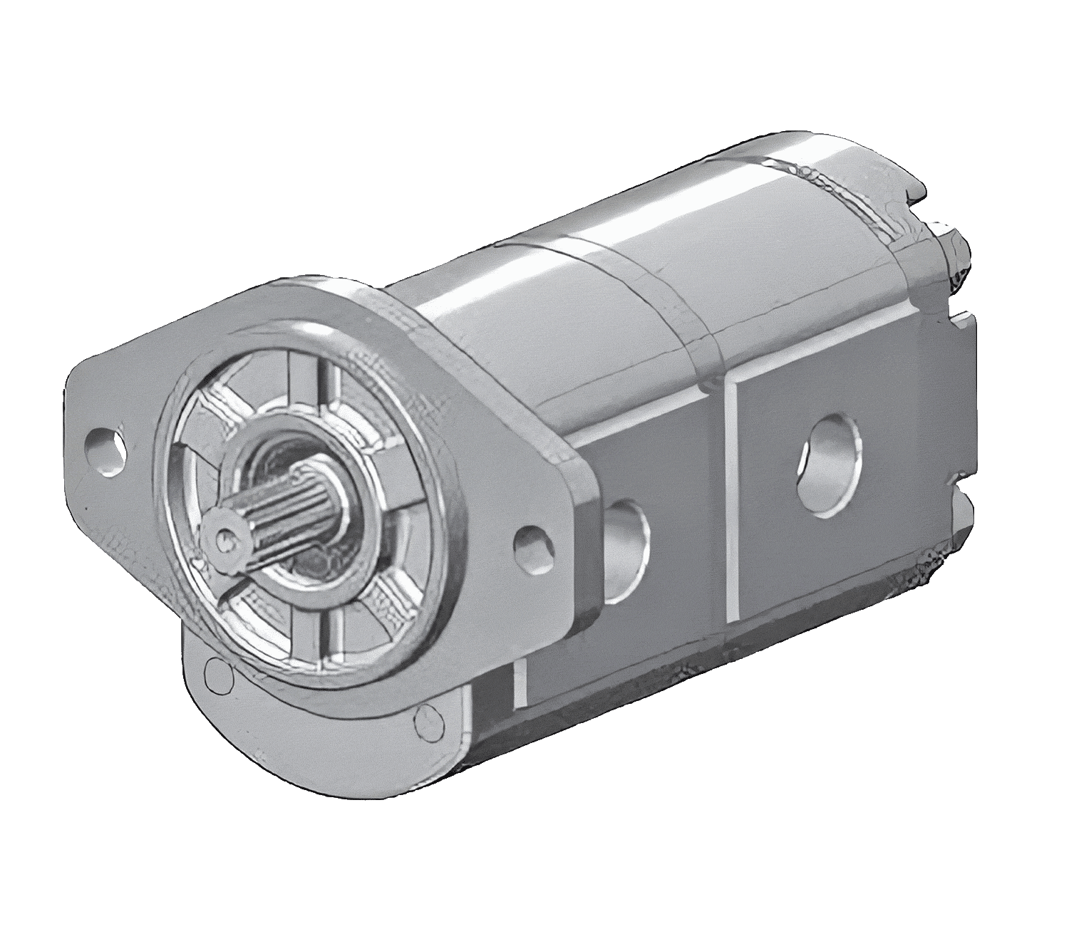 Tandem gear pump